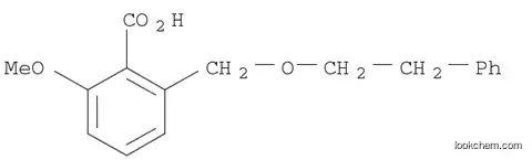 Molecular Structure of 1171924-69-8 (Benzoic acid, 2-methoxy-6-[(2-phenylethoxy)methyl]-)